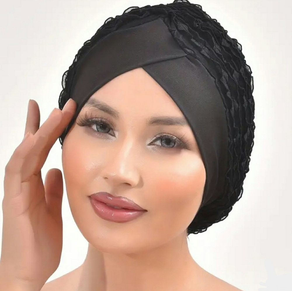 Lace Turban Hat for women